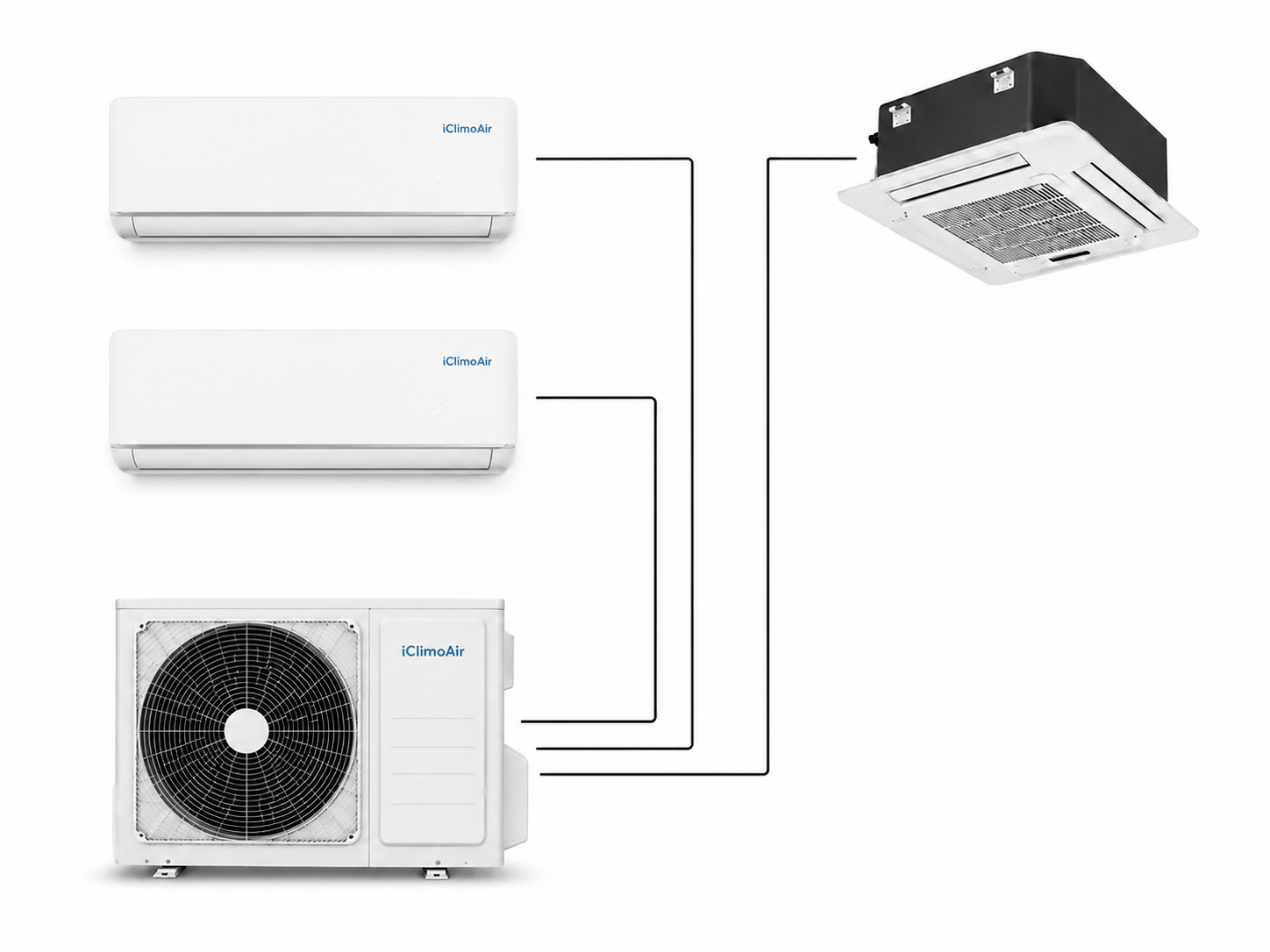 iClimaAir free match multi-split AC for multi-zone cooling