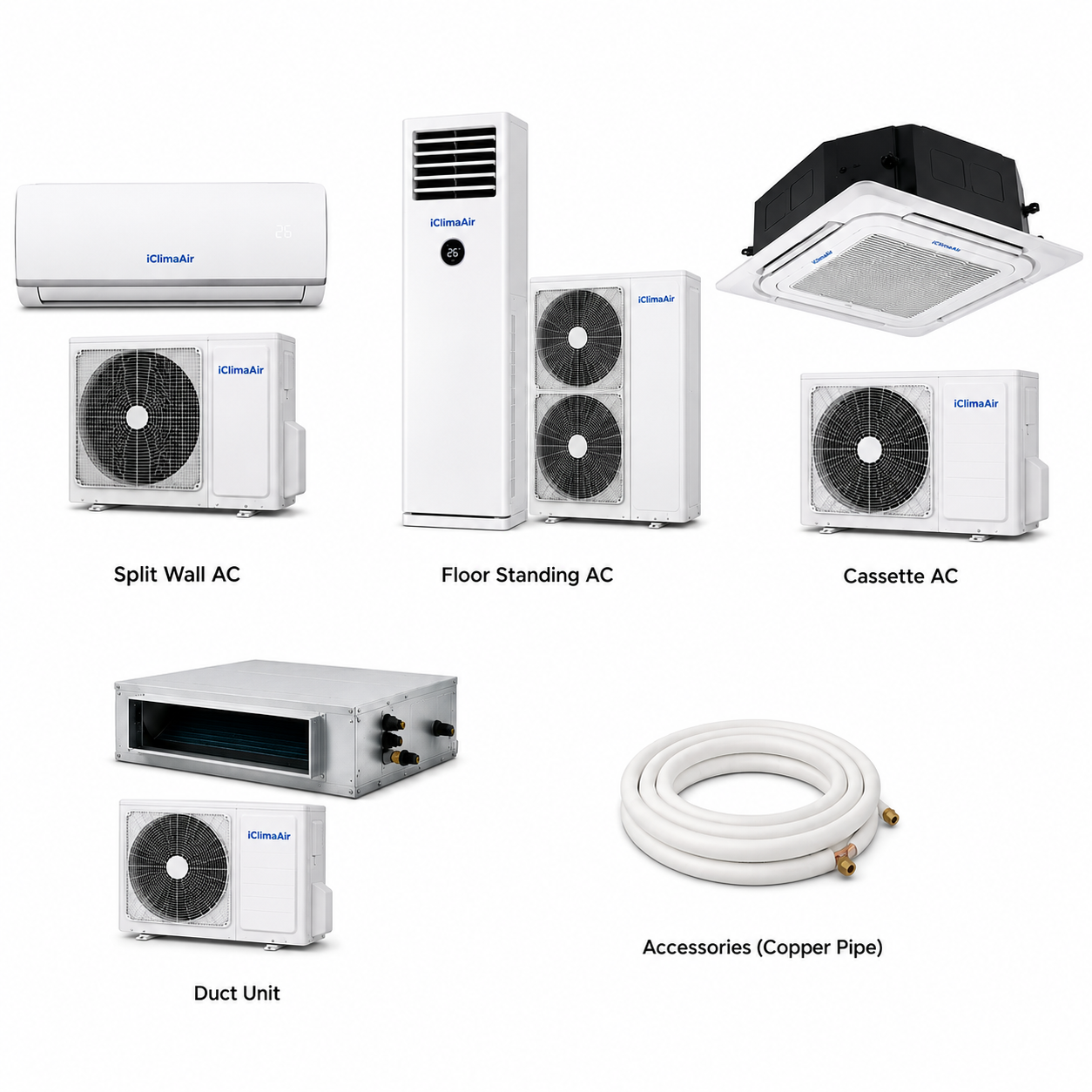 iClima AC production line and global products